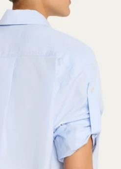 A.L.C.Maude Cropped Cotton Poplin Top
