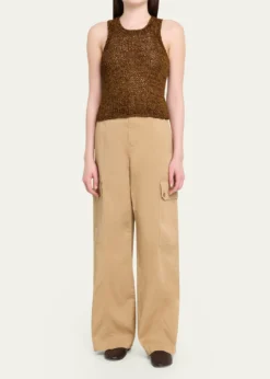 A.L.C.Nelly Open Knit Tank Top