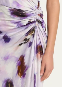 A.L.C.Poppy One-Shoulder Satin Midi Dress