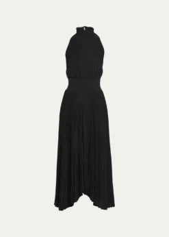A.L.C.Renzo Pleated Halter Dress