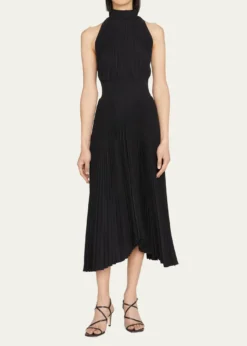 A.L.C.Renzo Pleated Halter Dress