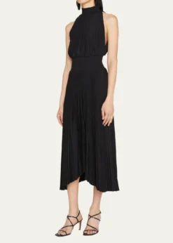 A.L.C.Renzo Pleated Halter Dress