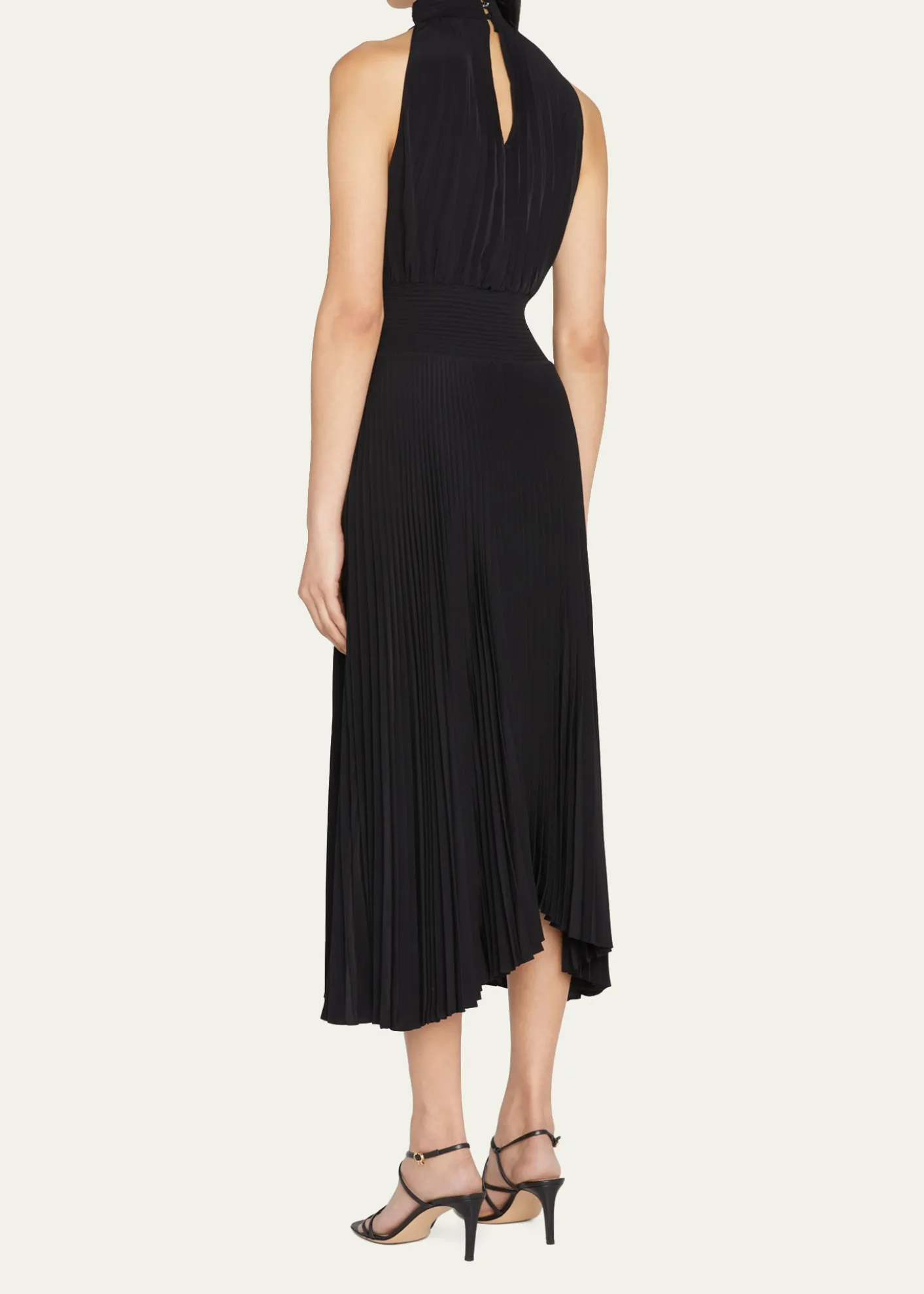 A.L.C.Renzo Pleated Halter Dress