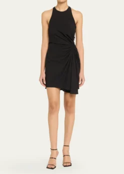 A.L.C.Rue Sleeveless Ruched Mini Dress