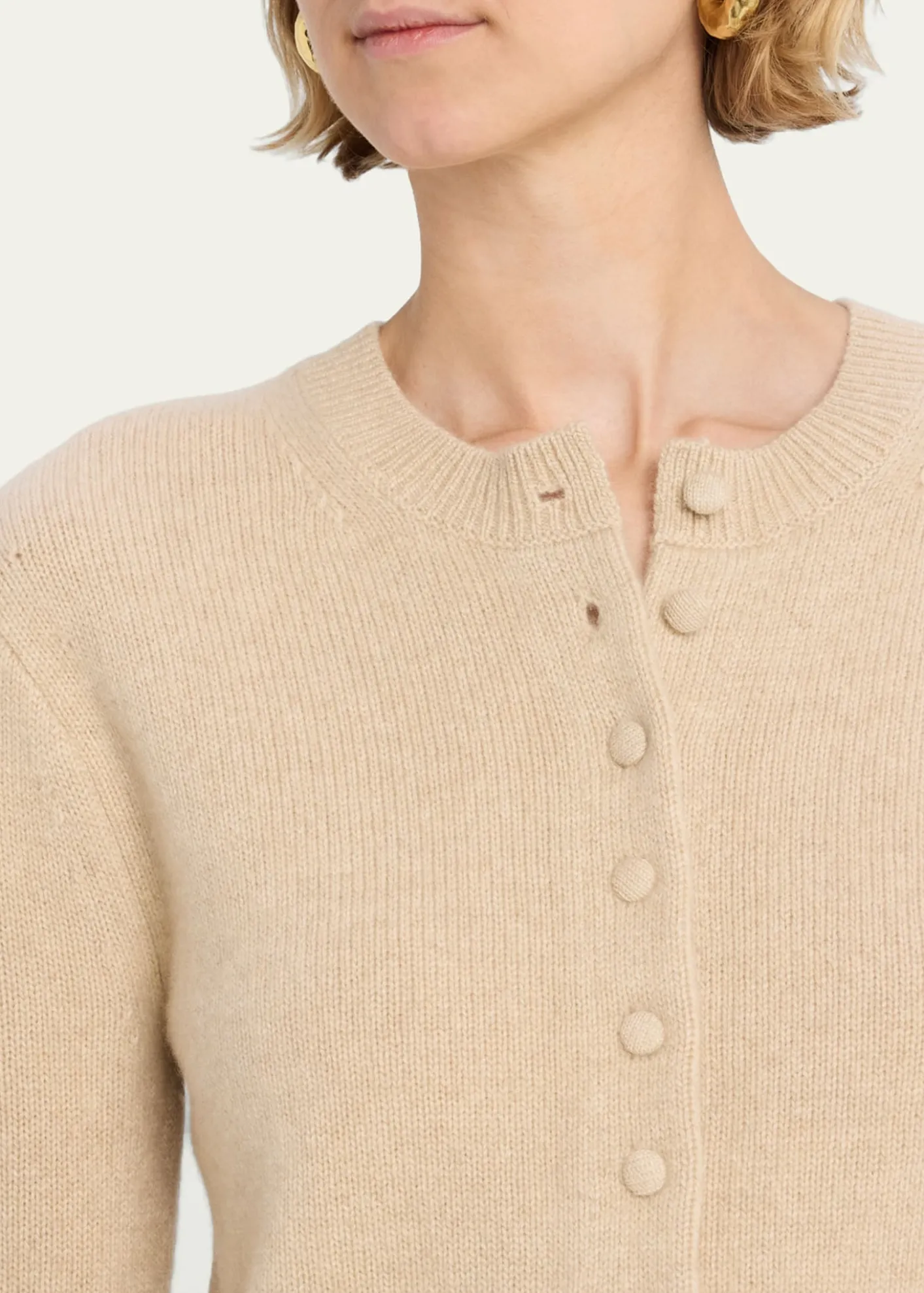 A.L.C.Skyler Cashmere Crewneck Cardigan