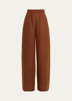 A.L.C.Tyler Wide-Leg Linen Pants