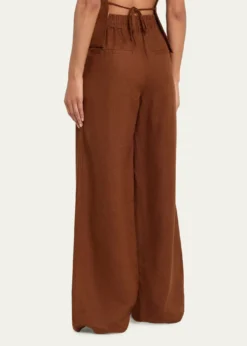 A.L.C.Tyler Wide-Leg Linen Pants