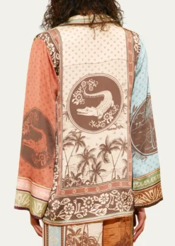 ALEMAISAlberta Silk Shirt