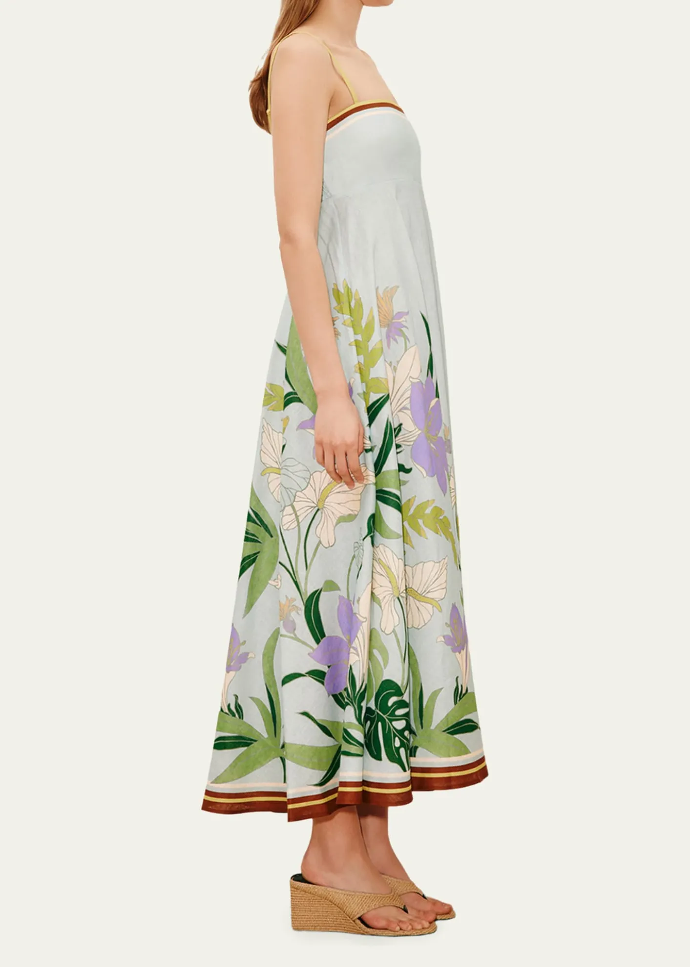 ALEMAISAlfie Linen Midi Dress