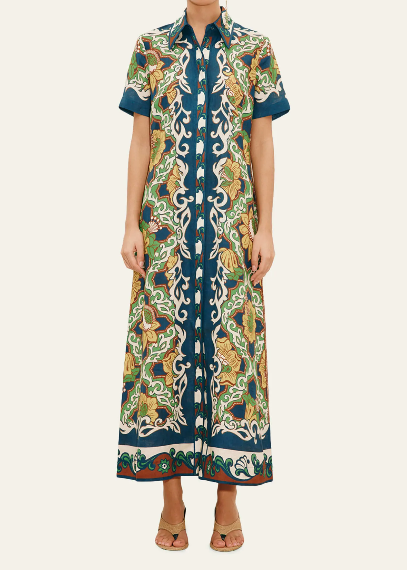 ALEMAISLiana Midi Shirtdress