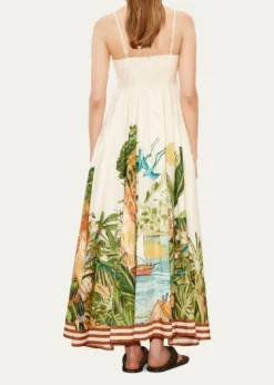 ALEMAISToucan Tango Midi Dress