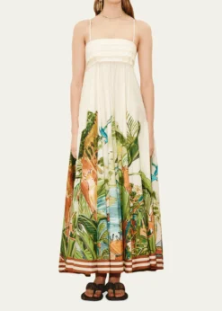 ALEMAISToucan Tango Midi Dress