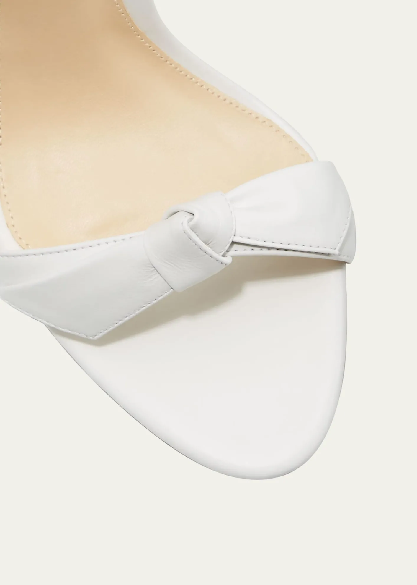 Alexandre BirmanClarita Knotted Leather High-Heel Sandals