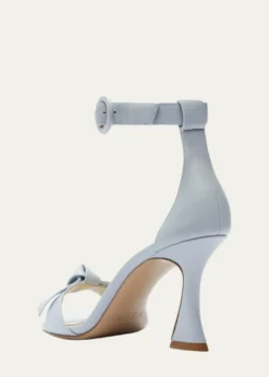 Alexandre BirmanClarita Knot Ankle-Strap Leather Sandals