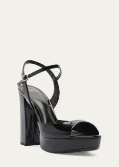 Alexandre Birman120mm Amy Patent Leather Platform Sandals