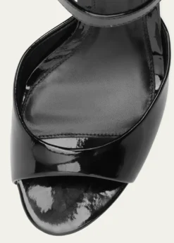 Alexandre Birman120mm Amy Patent Leather Platform Sandals