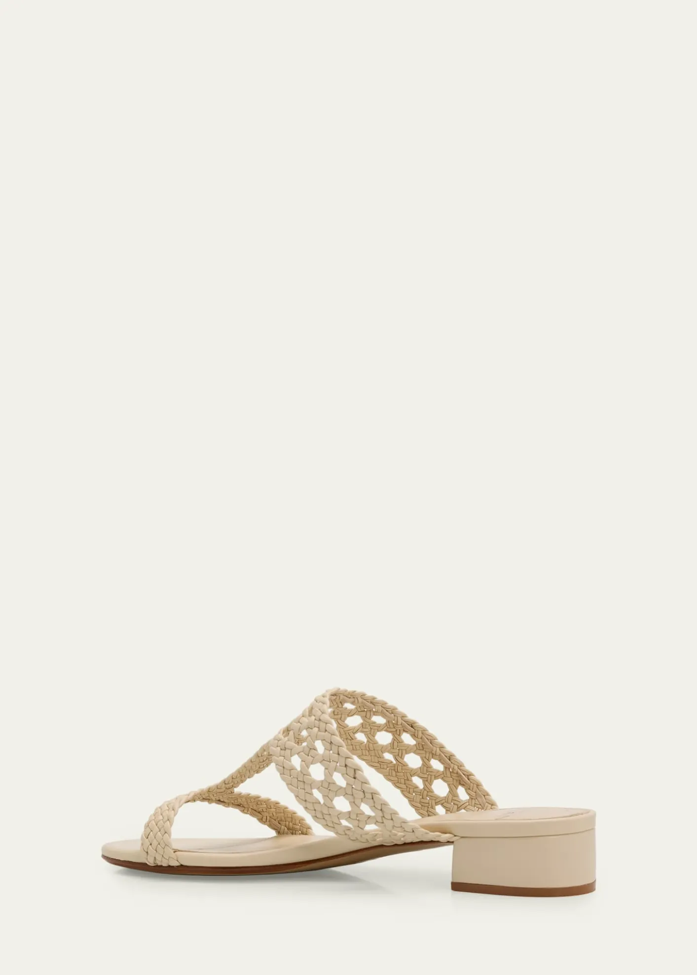 Alexandre Birman30mm Braided Leather Block-Heel Sandals