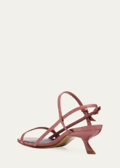 Alexandre Birman50mm Clarita Caged Croc-Embossed Leather Sandals