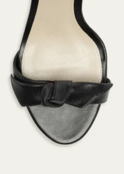 Alexandre Birman75mm Clarita Leather Bow Ankle-Strap Sandals