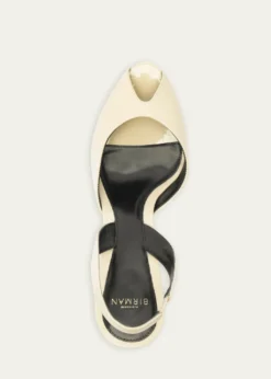 Alexandre Birman85mm Miranda Patent Leather Peep-Toe Pumps