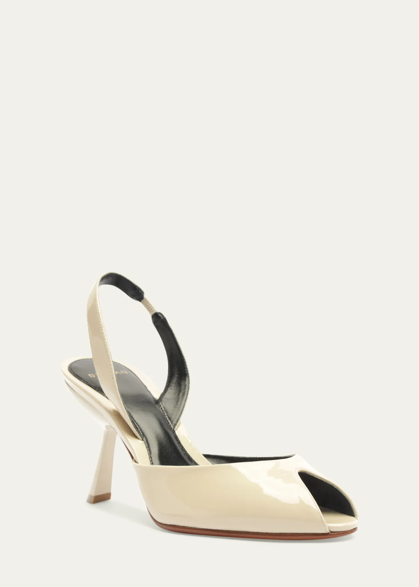 Alexandre Birman85mm Miranda Patent Leather Peep-Toe Pumps