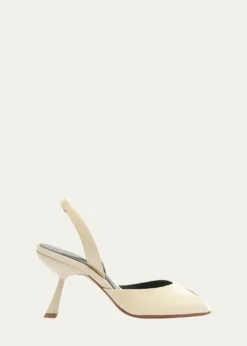 Alexandre Birman85mm Miranda Patent Leather Peep-Toe Pumps