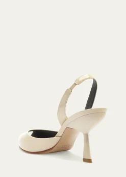 Alexandre Birman85mm Miranda Patent Leather Peep-Toe Pumps