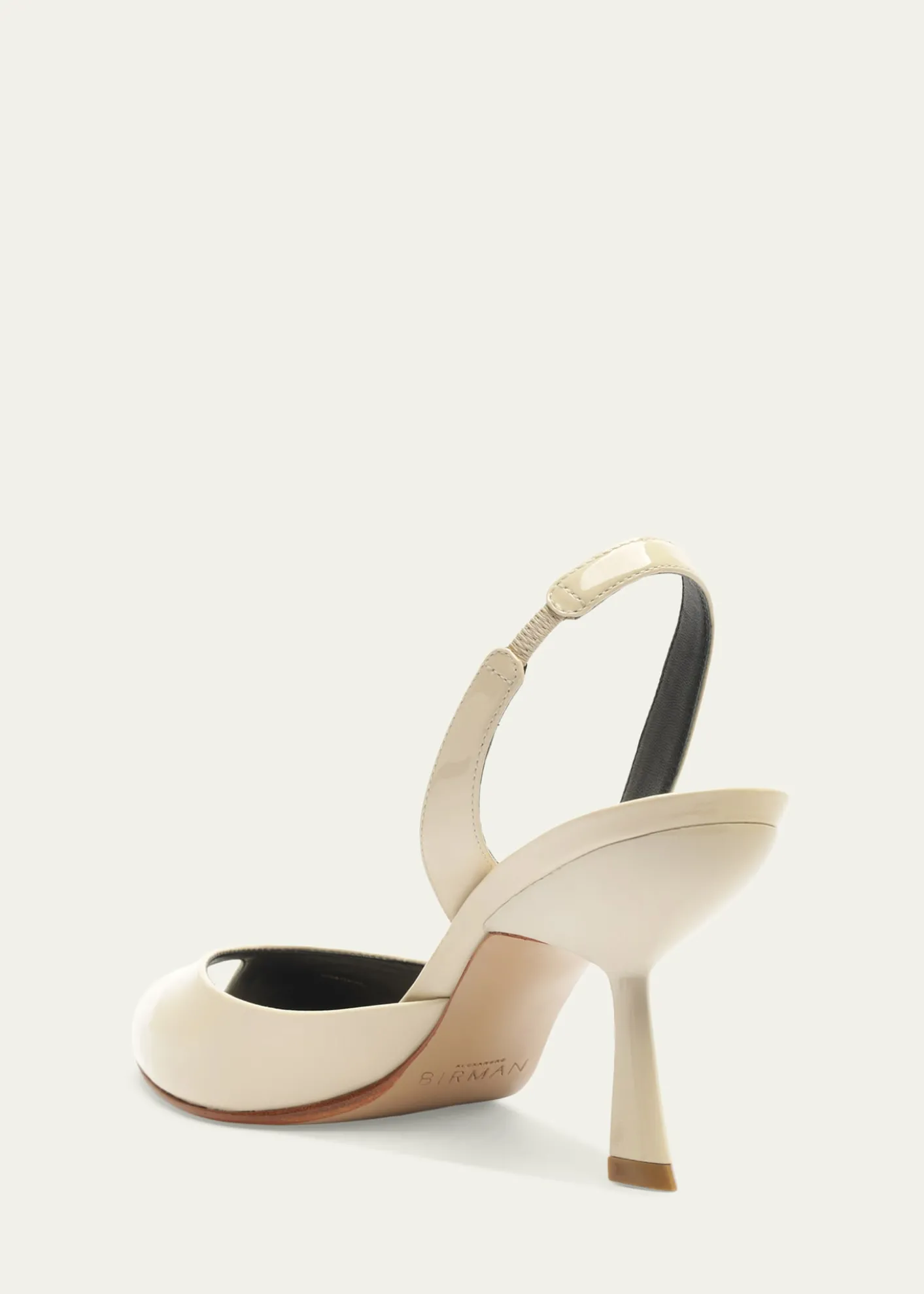 Alexandre Birman85mm Miranda Patent Leather Peep-Toe Pumps