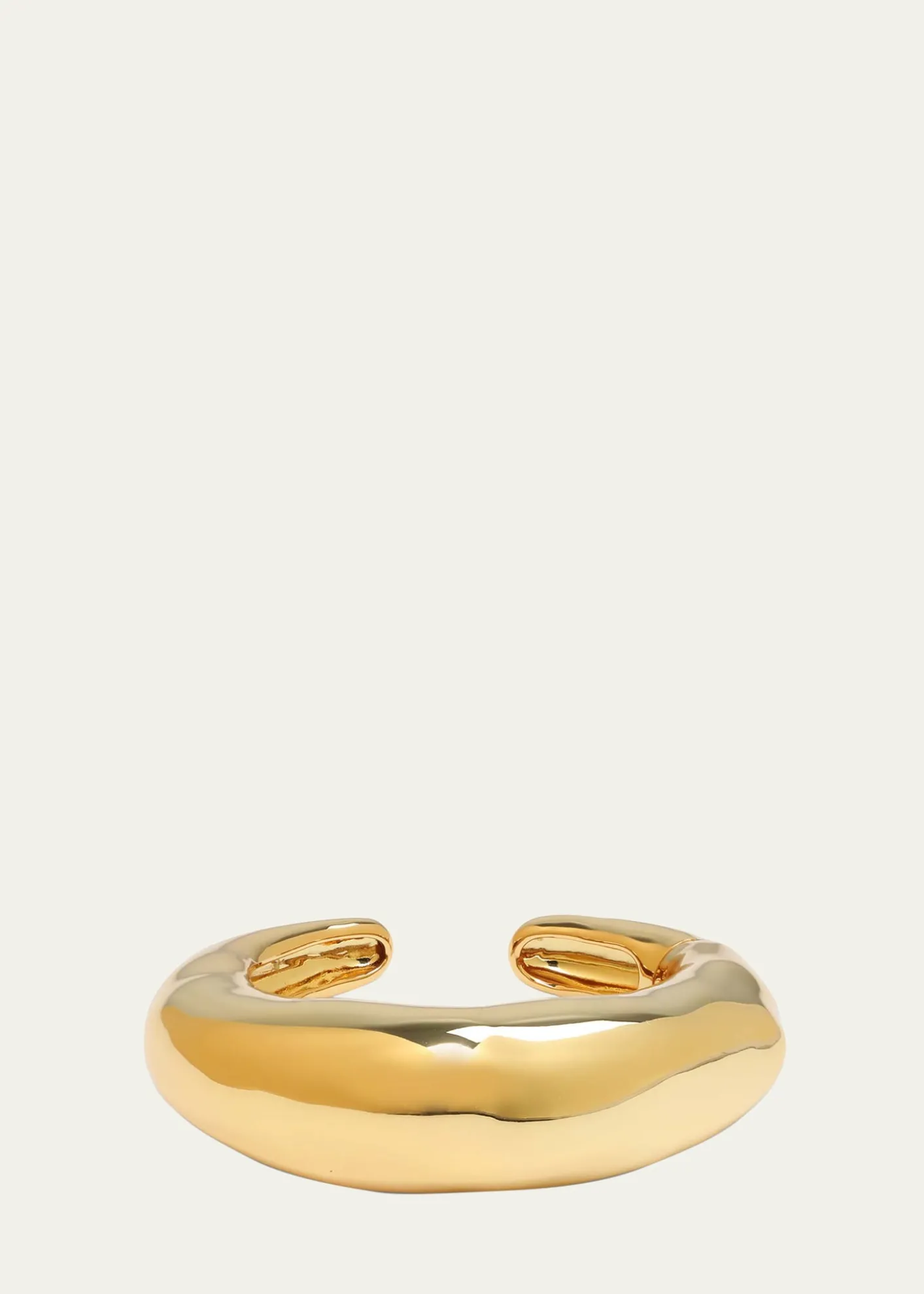Alexis BittarLarge Molten Gold Hinged Cuff Bracelet
