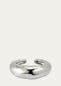 Alexis BittarLarge Molten Silver-Tone Hinged Cuff Bracelet