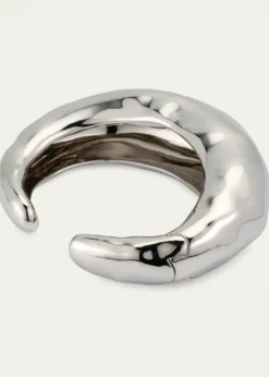 Alexis BittarLarge Molten Silver-Tone Hinged Cuff Bracelet
