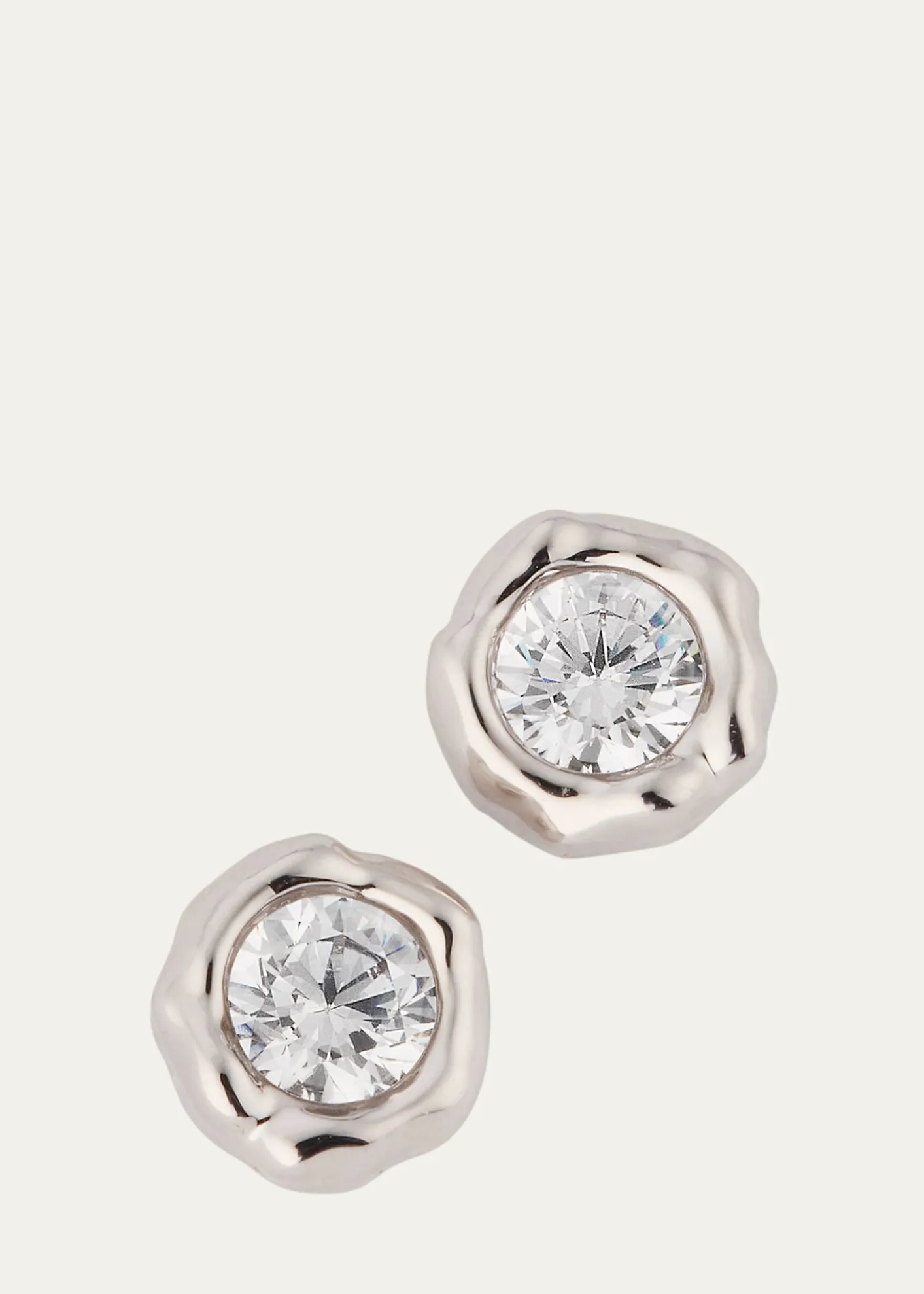 Alexis BittarAsterales Molten Bezel Stud Earrings