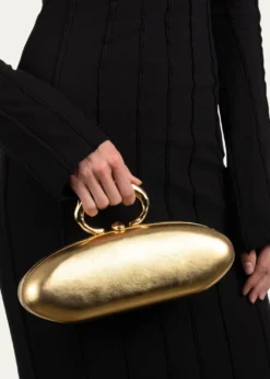 Alexis BittarMolten Gold Bullet Minaudiere