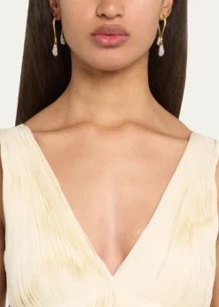 Alexis BittarSolanales Front-Back Double Drop Crystal Earrings