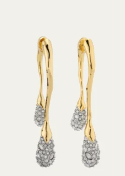 Alexis BittarSolanales Front-Back Double Drop Crystal Earrings