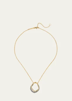 Alexis BittarSolanales Gold Crystal Orbit Necklace