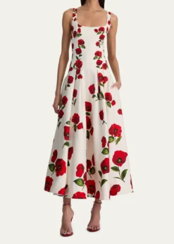 ALICE + OLIVIAAdley Drop-Waist Maxi Dress