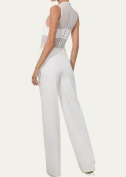 ALICE + OLIVIAAlexander Twill Sateen Trousers
