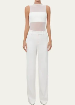ALICE + OLIVIAAlexander Twill Sateen Trousers