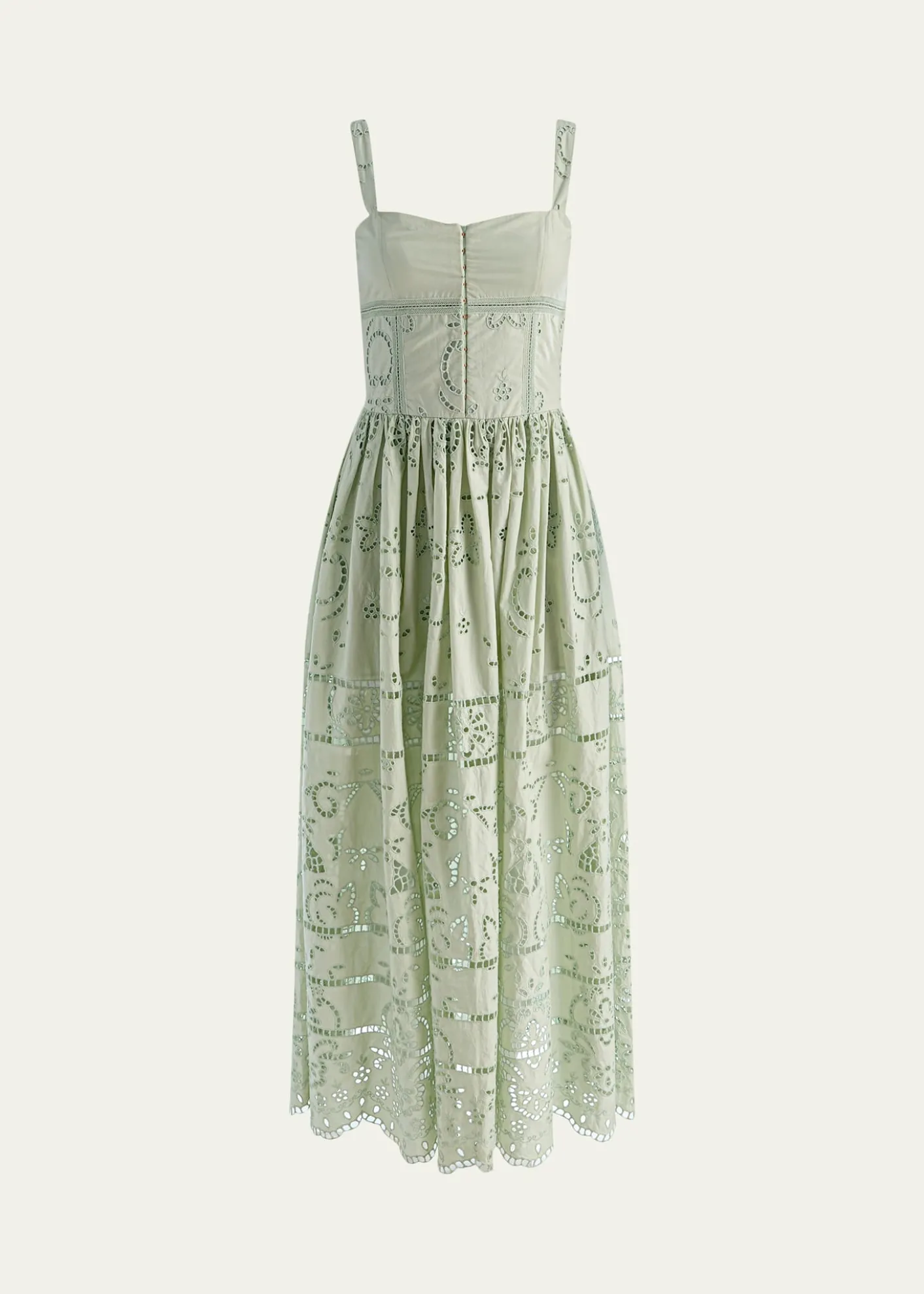 ALICE + OLIVIAAnya Embroidered Maxi Dress