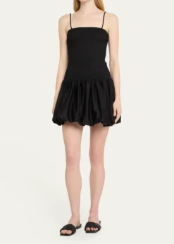 ALICE + OLIVIAArden Drop-Waist Bubble Mini Dress