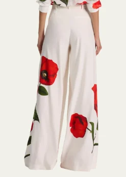 ALICE + OLIVIABlaire High-Rise Pleated Trousers
