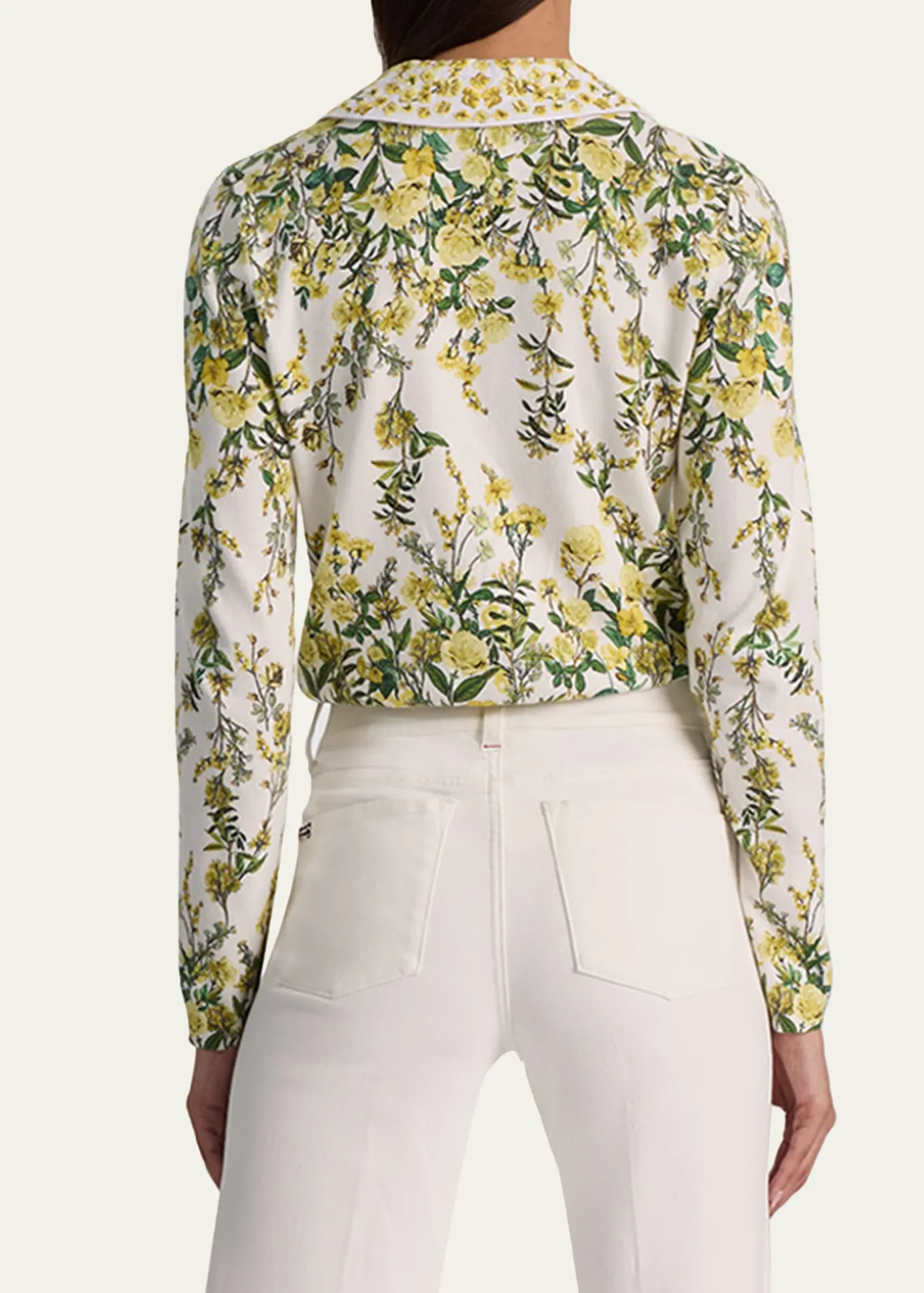 ALICE + OLIVIACarson Printed Cardigan