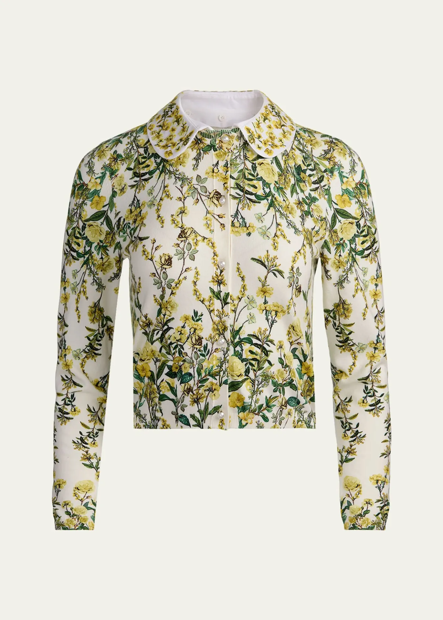 ALICE + OLIVIACarson Printed Cardigan