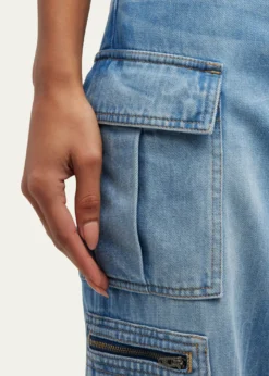 ALICE + OLIVIACay Baggy Denim Cargo Pants