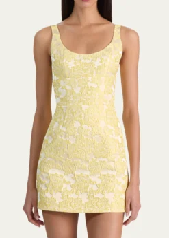 ALICE + OLIVIACharlotte Floral Jacquard Mini Dress