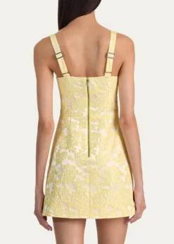 ALICE + OLIVIACharlotte Floral Jacquard Mini Dress