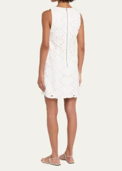 ALICE + OLIVIAClyde Eyelet Shift Dress