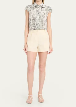 ALICE + OLIVIADaybreak Minda Ruffle Blouse