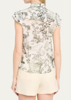 ALICE + OLIVIADaybreak Minda Ruffle Blouse